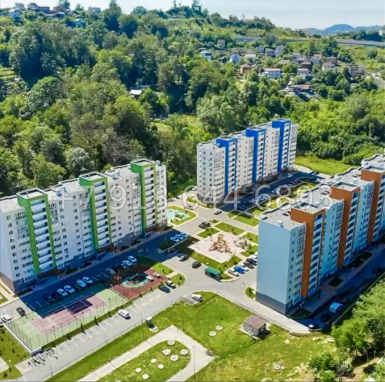 № 2р. Квартира в самом тихом месте в городе Сочи. ЖК Министерские озера  - миниатюра 21