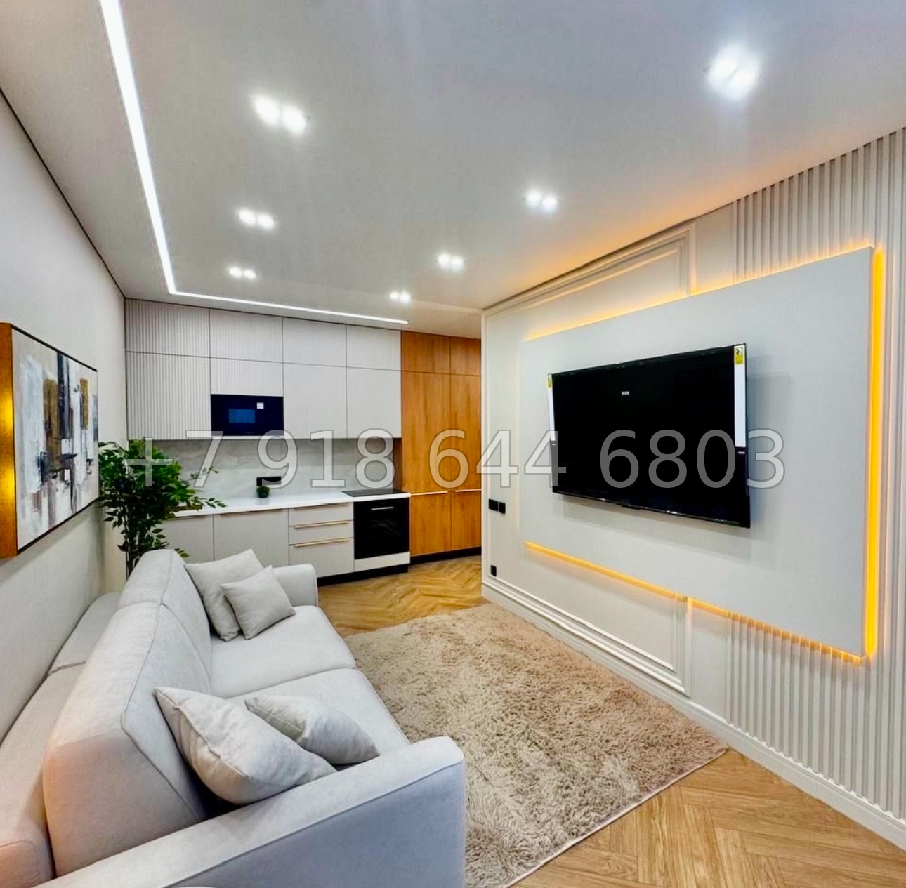 № 242 р. Двухкомнатная Квартира в ЖК Меркато Сочи  - миниатюра 1