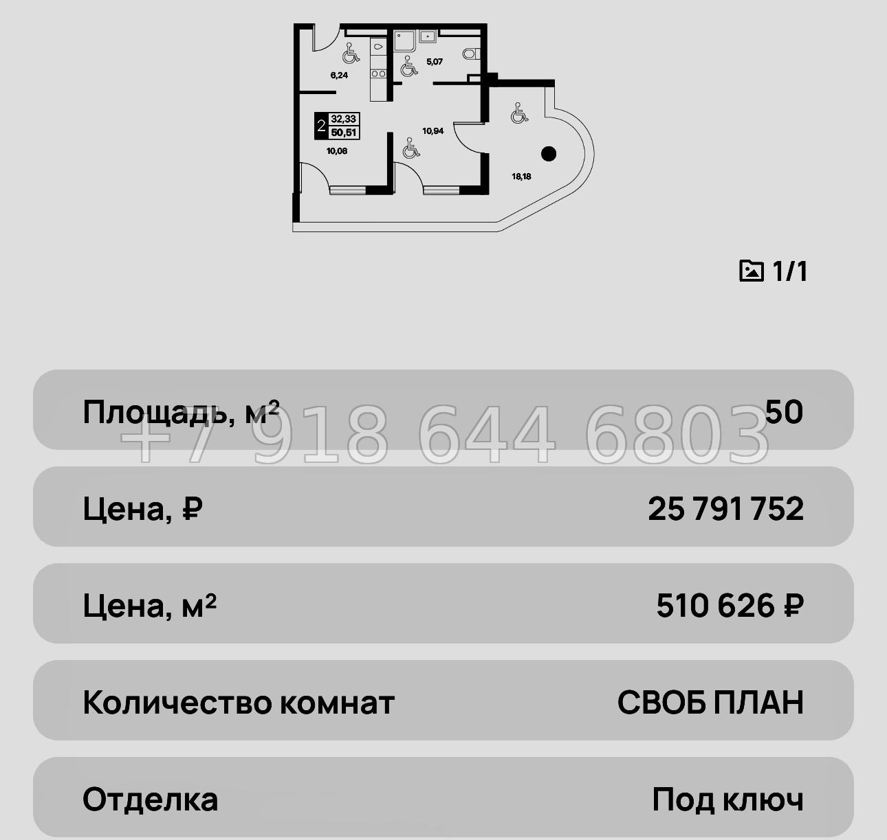 № 15 ю. Самые ВЫГОДНЫЕ в Алуште с ремонтом апартаменты на море АК Лайнер  - миниатюра 20