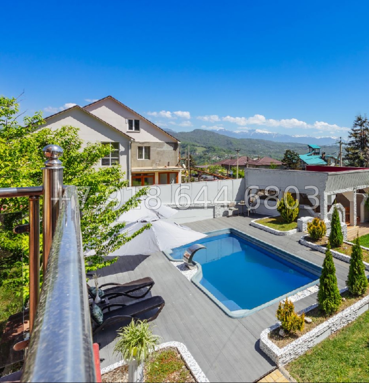 № 219 Б. Роскошная вилла в Сочи Каштанах - миниатюра 17