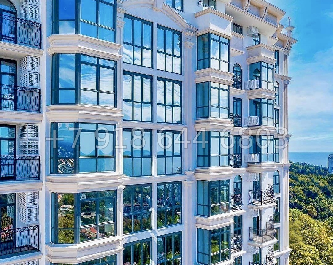 № 21р. Квартира в Сочи с прекрасным видом и ремонтом  - миниатюра 12