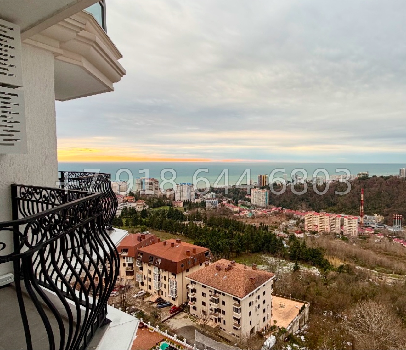 № 420 р. ЖК Меркато Сочи квартира с видом на море  - миниатюра 12