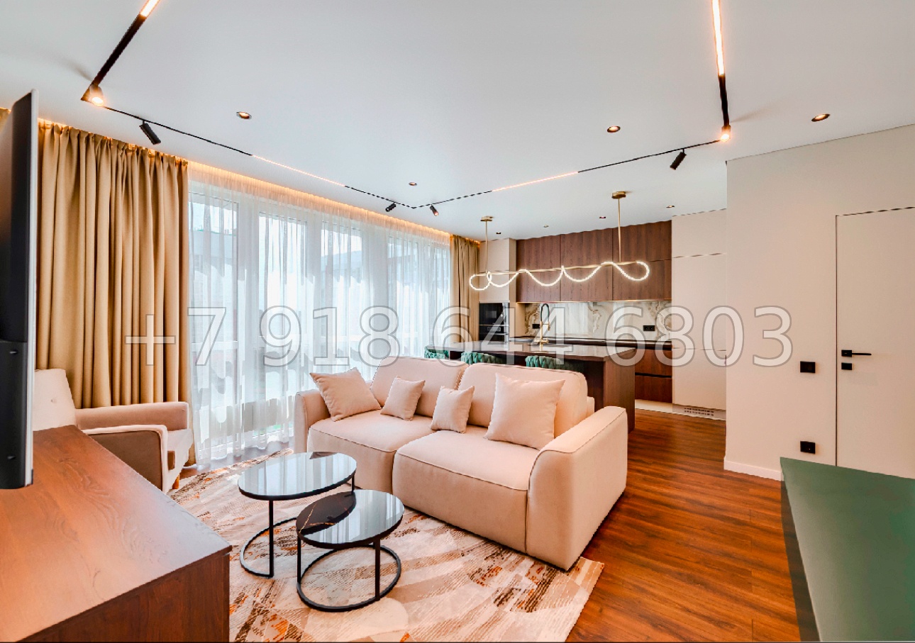 № 16р. Квартира в ЖК 123 города Сочи. Дорогой ремонт  - миниатюра 1