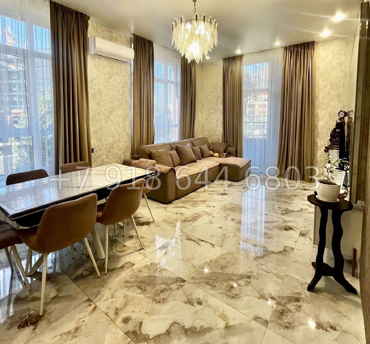 № 382 р. Двухкомнатная Квартира в Сочи ЖК Аллея Парк Дагомыс  - миниатюра 2