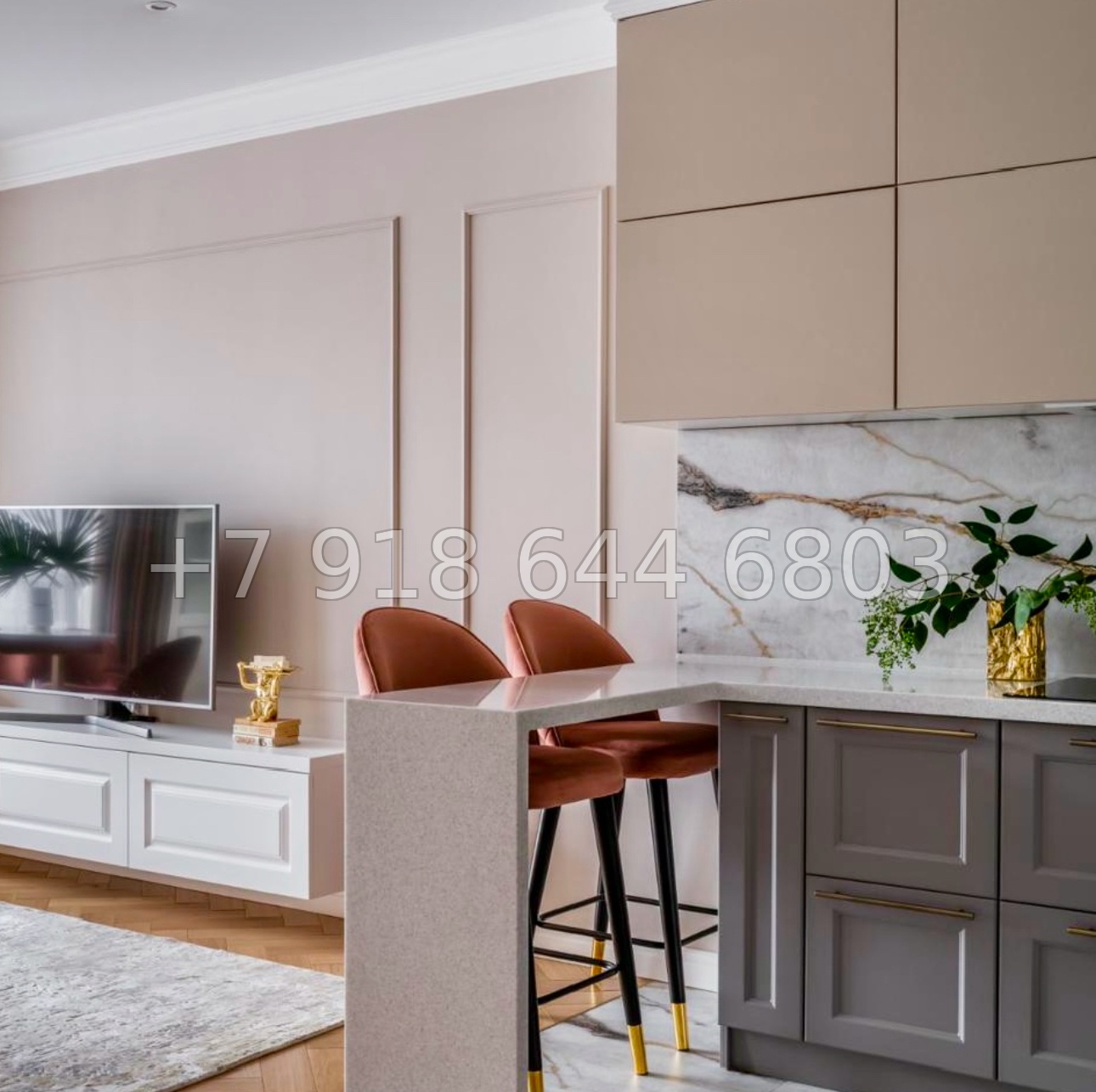 № 73р. Дорогой ремонт. Квартира в центре Сочи. ЖК Роз Дель Мар - миниатюра 6