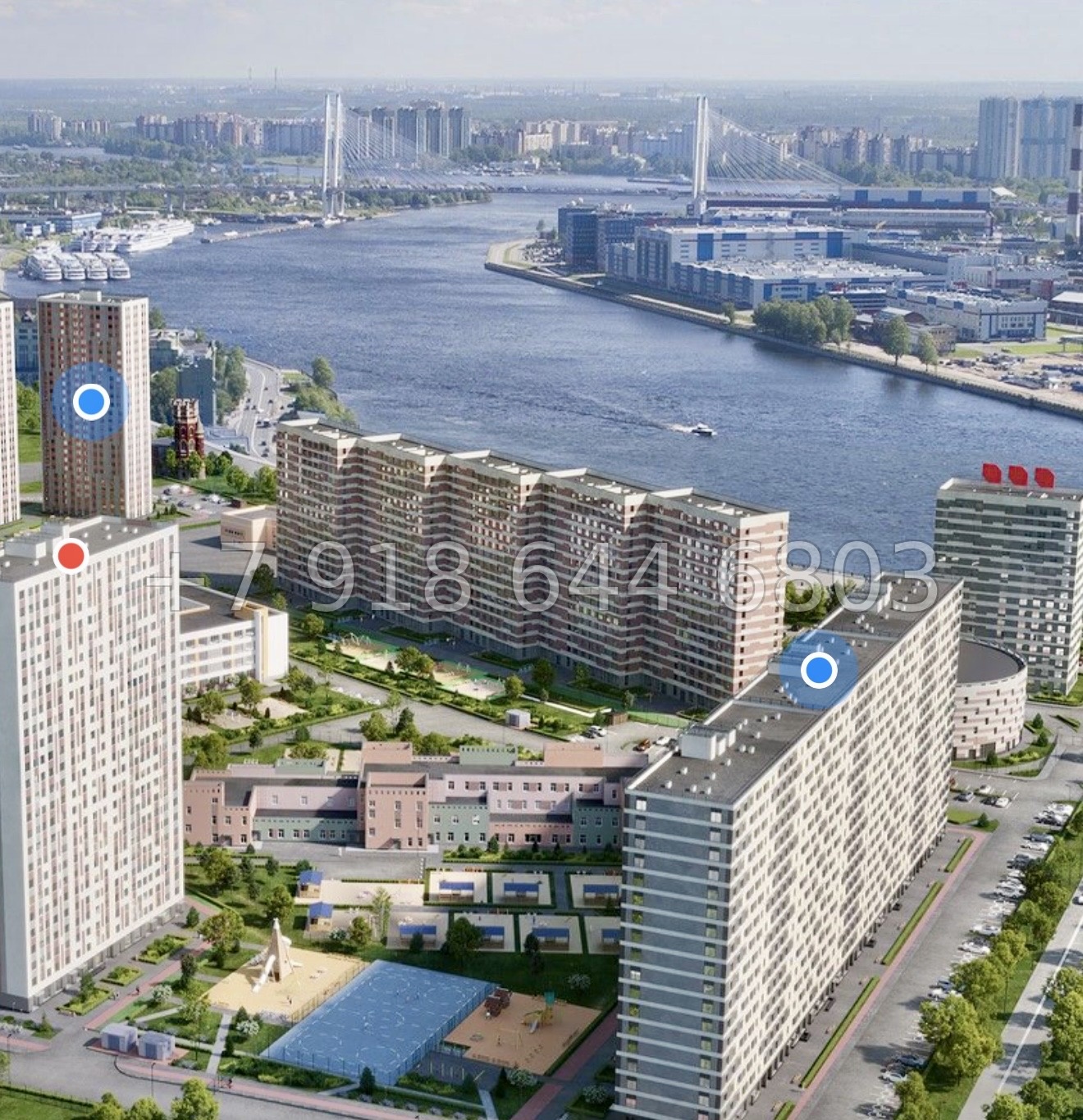 № 113 в. Метро Ломоносовская. Метро улица Дыбенко. ЖК Октябрьская набережная Санкт Петербург  - миниатюра 5