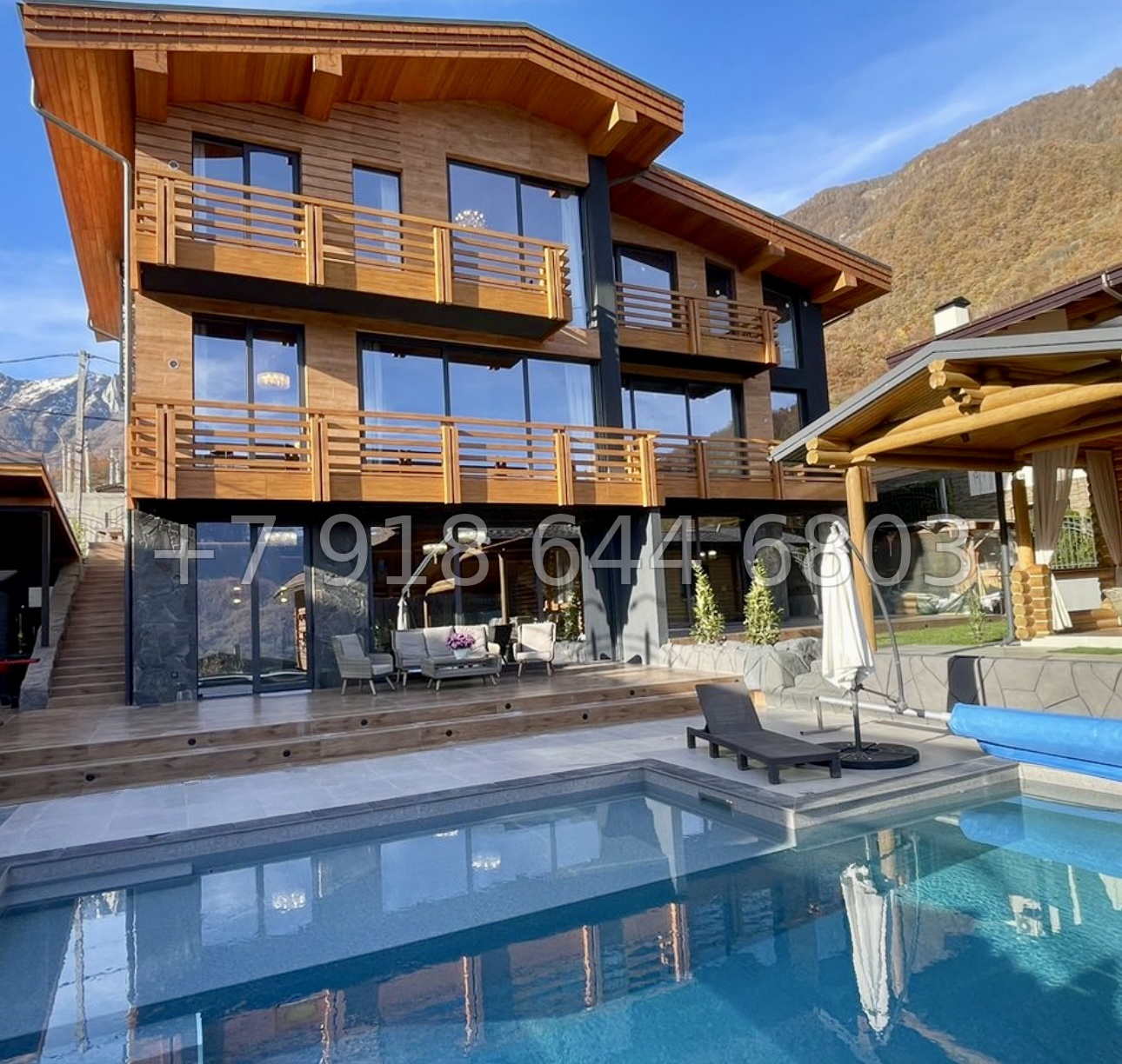 № 9 Д. Дом на Красной Поляне с бассейном  - миниатюра 1