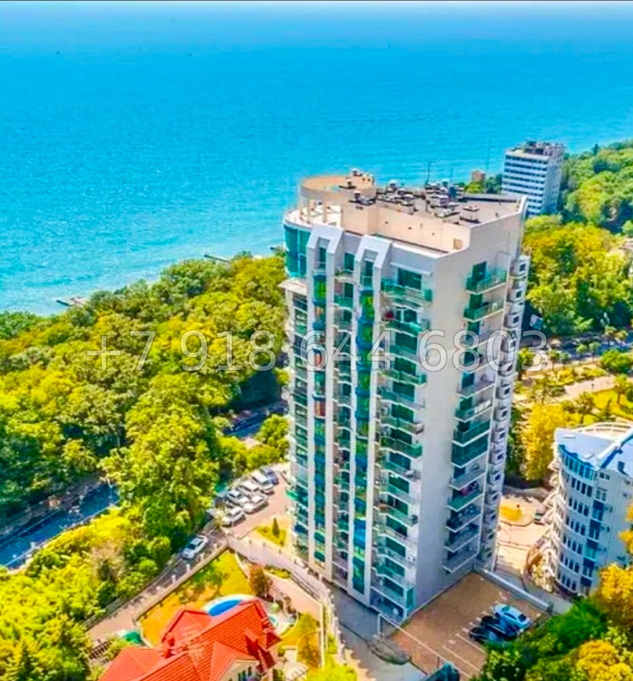 № 25е. Квартира с видом на море. Черновая. Центр Сочи - миниатюра 19