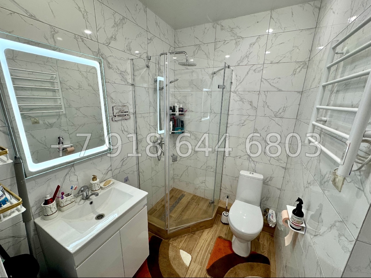 № 65р. Квартира с ремонтом в Сочи ЖК Дагомыс Каньон 2 - миниатюра 19