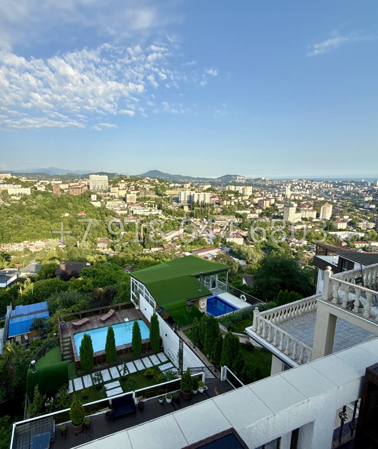 № 82 Б. Дом в Центральном Сочи с красивым видом  - миниатюра 15