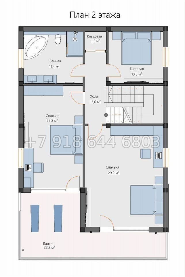 № 80 А. Дом в Сочи на Мамайке  - миниатюра 6