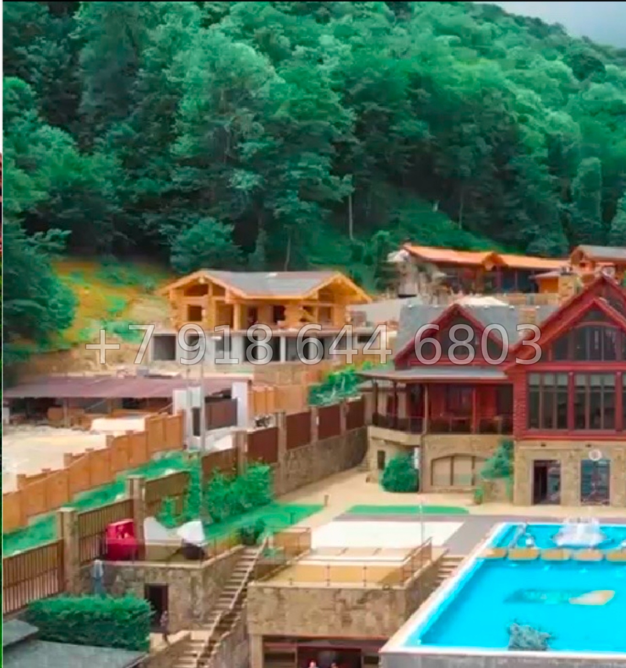 № 38 п. Дом с вертолетной площадкой на Красной Поляне  - миниатюра 42