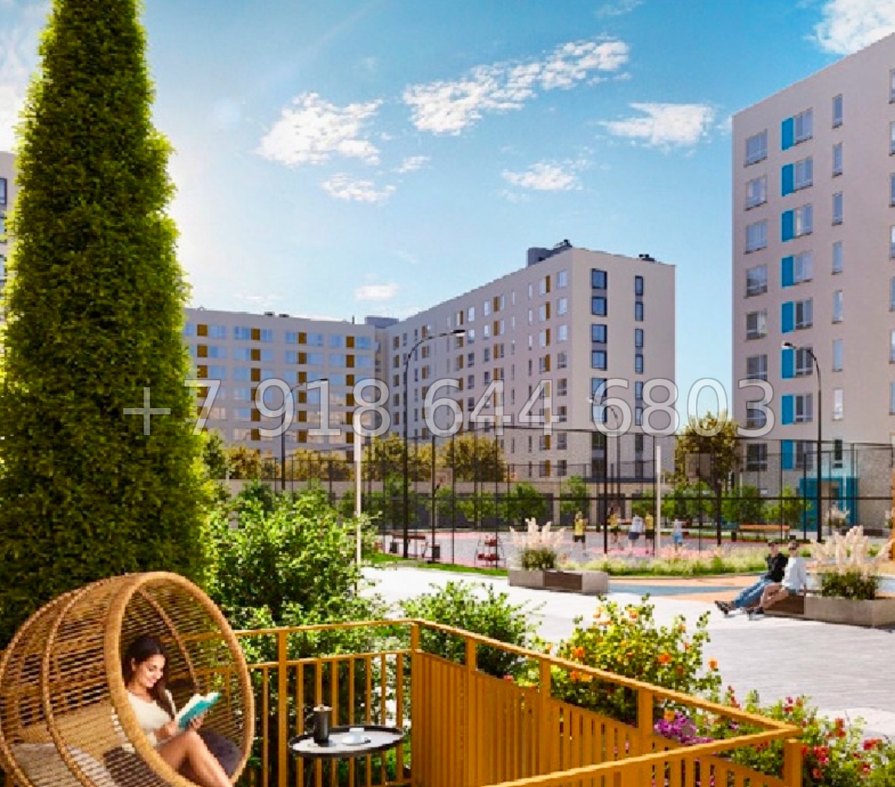 № 19 ю. Симферополь ЖК Парковые Кварталы - миниатюра 10