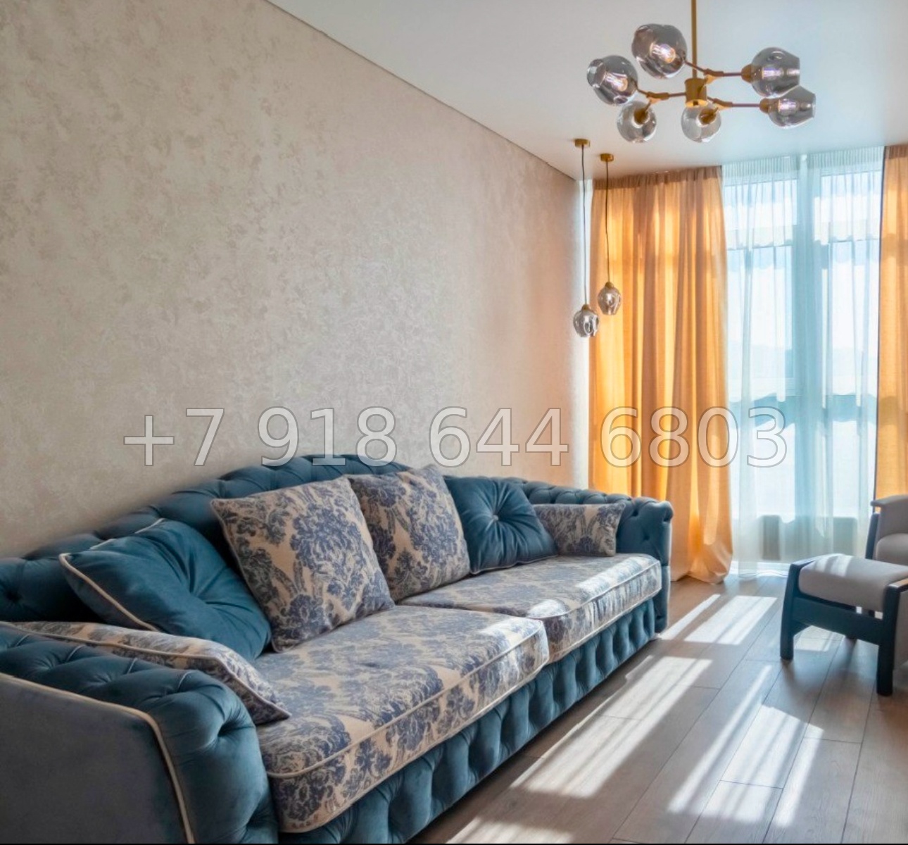 № 14 е. Трёхкомнатная Квартира в центре города Сочи ЖК Огни Сочи  - миниатюра 7