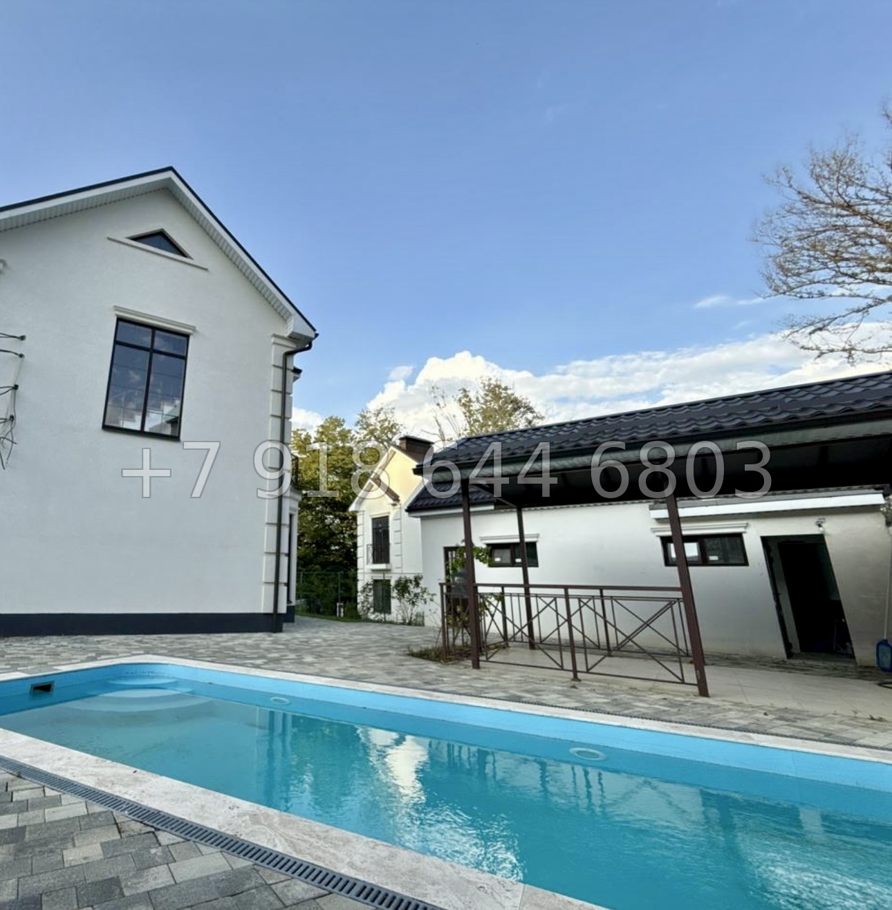 № 75 Б. Дом с ремонтом и бассейном в Каштанах Сочи  - миниатюра 2