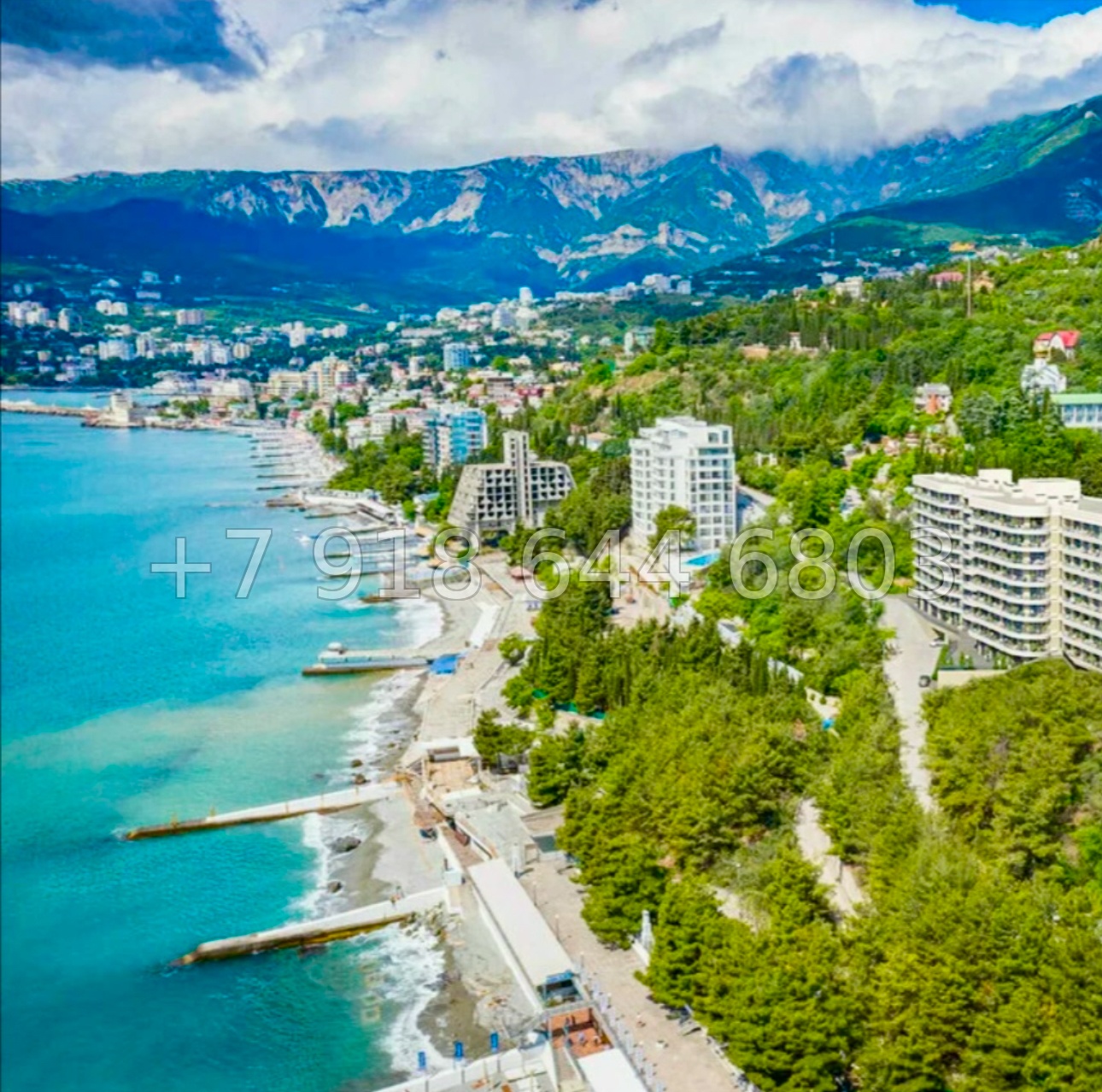 № 54 г. Центр Ялты. АК Sky Plaza 3. Апартаменты на море - миниатюра 22