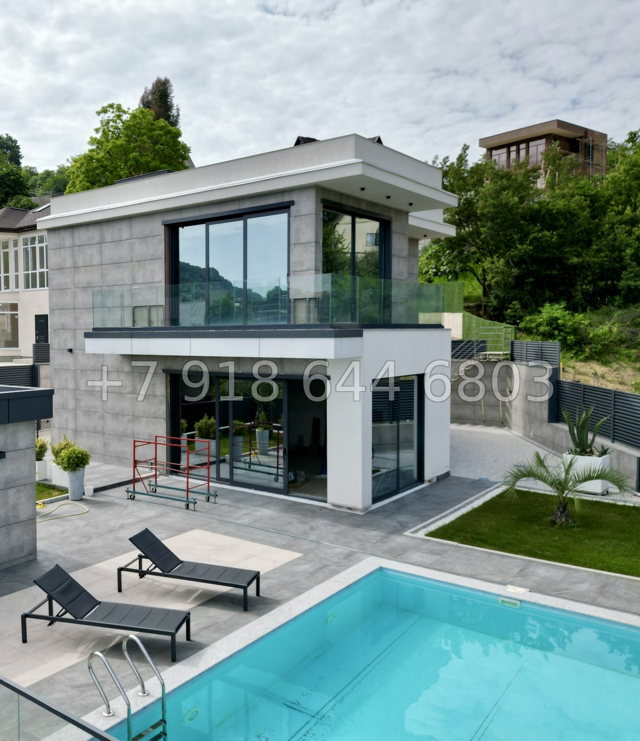 № 48 Б. Дом с бассейном в Адлере  - миниатюра 25