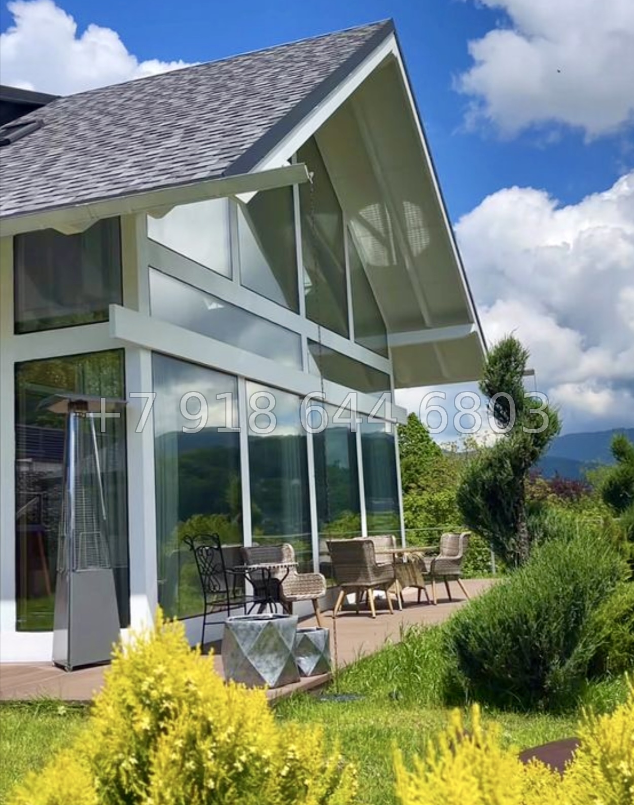 № 94 в. Дом в Галицыно по дороге на Красную Поляну  - миниатюра 1