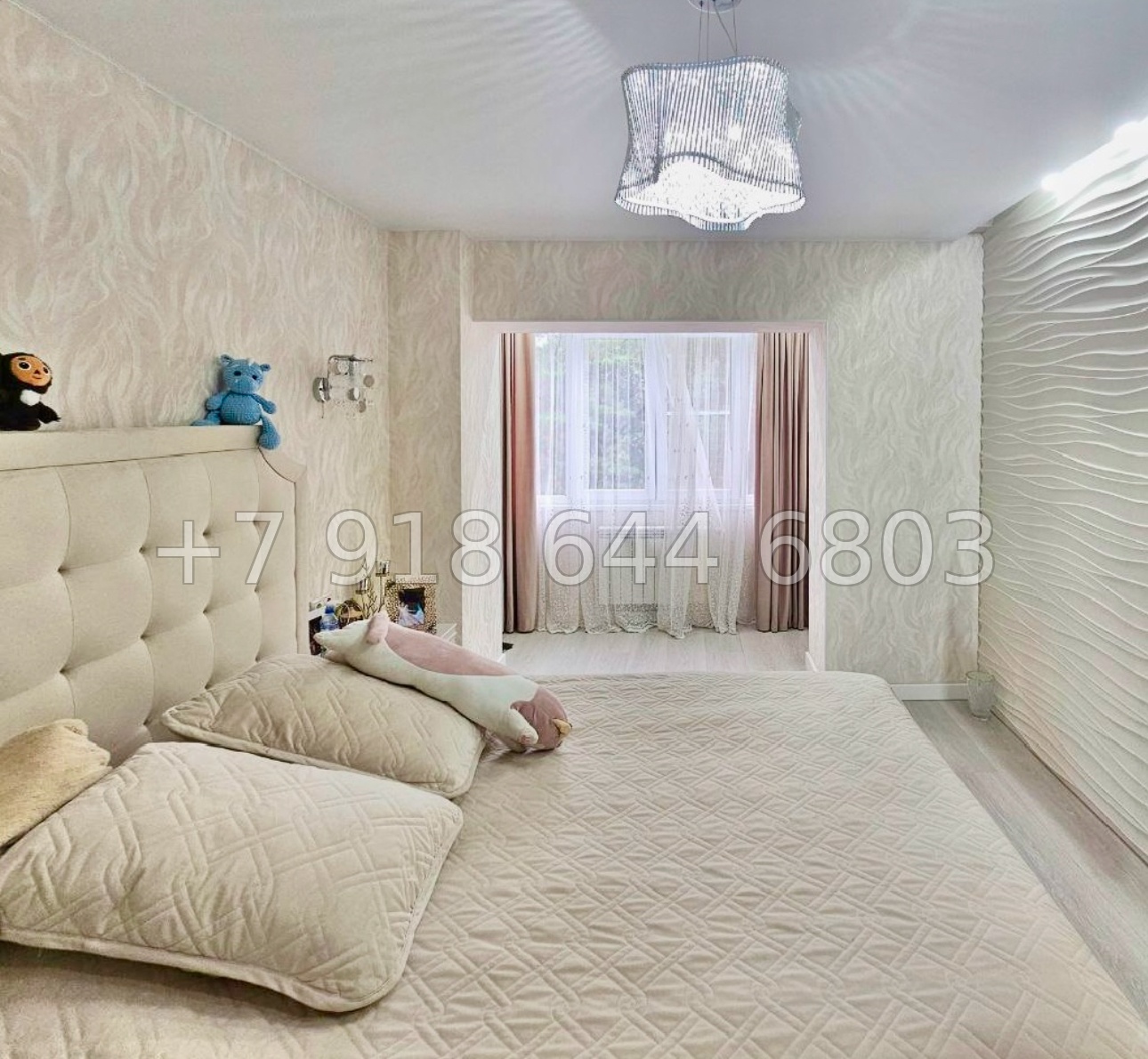 № 388 р. Трёхкомнатная квартира в городе Сочи  - миниатюра 3