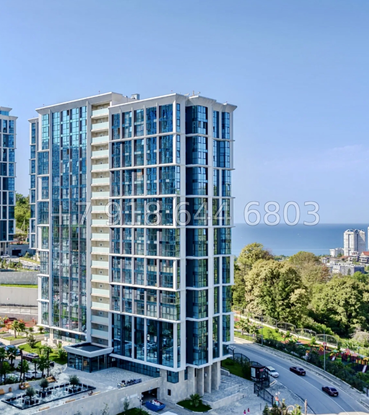 № 44п. Квартира в Сочи с прекрасным ремонтом в ЖК Сочи Парк  - миниатюра 17