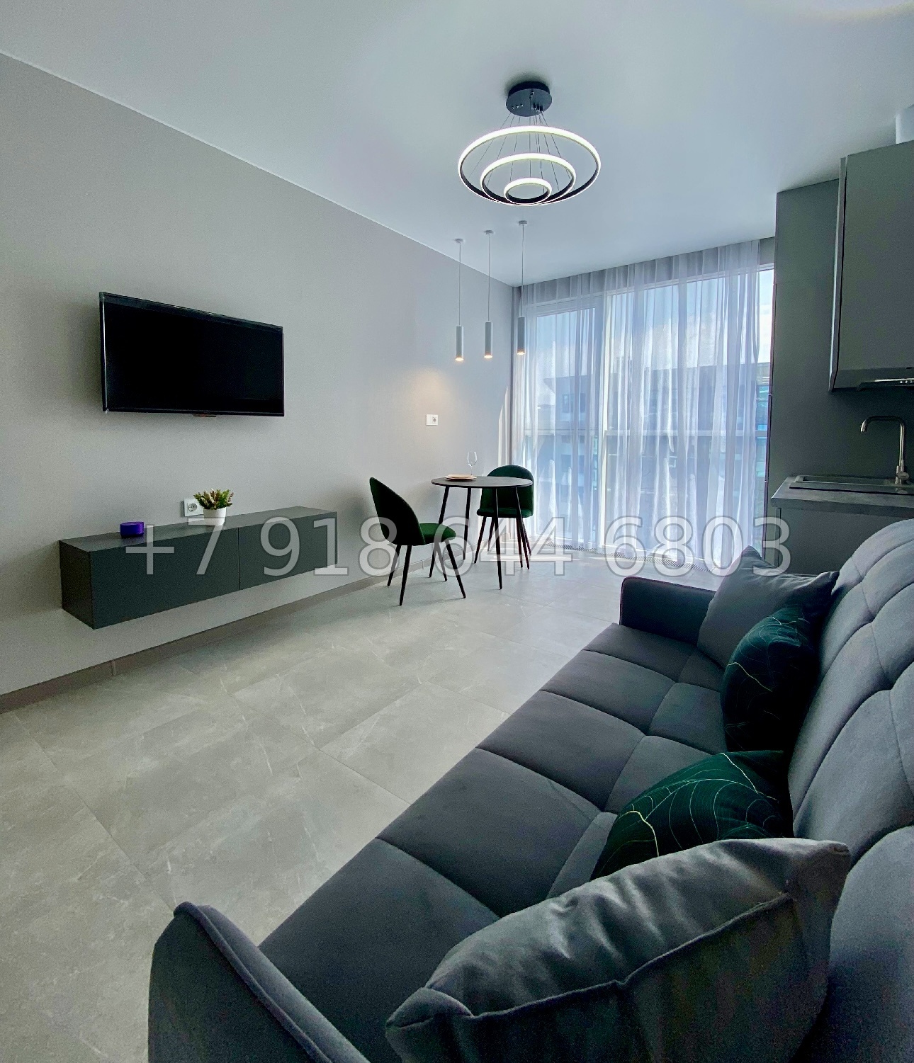 № 57 п. Квартира для отдыха и под сдачу в аренду в ЖК Сочи Парк  - миниатюра 1