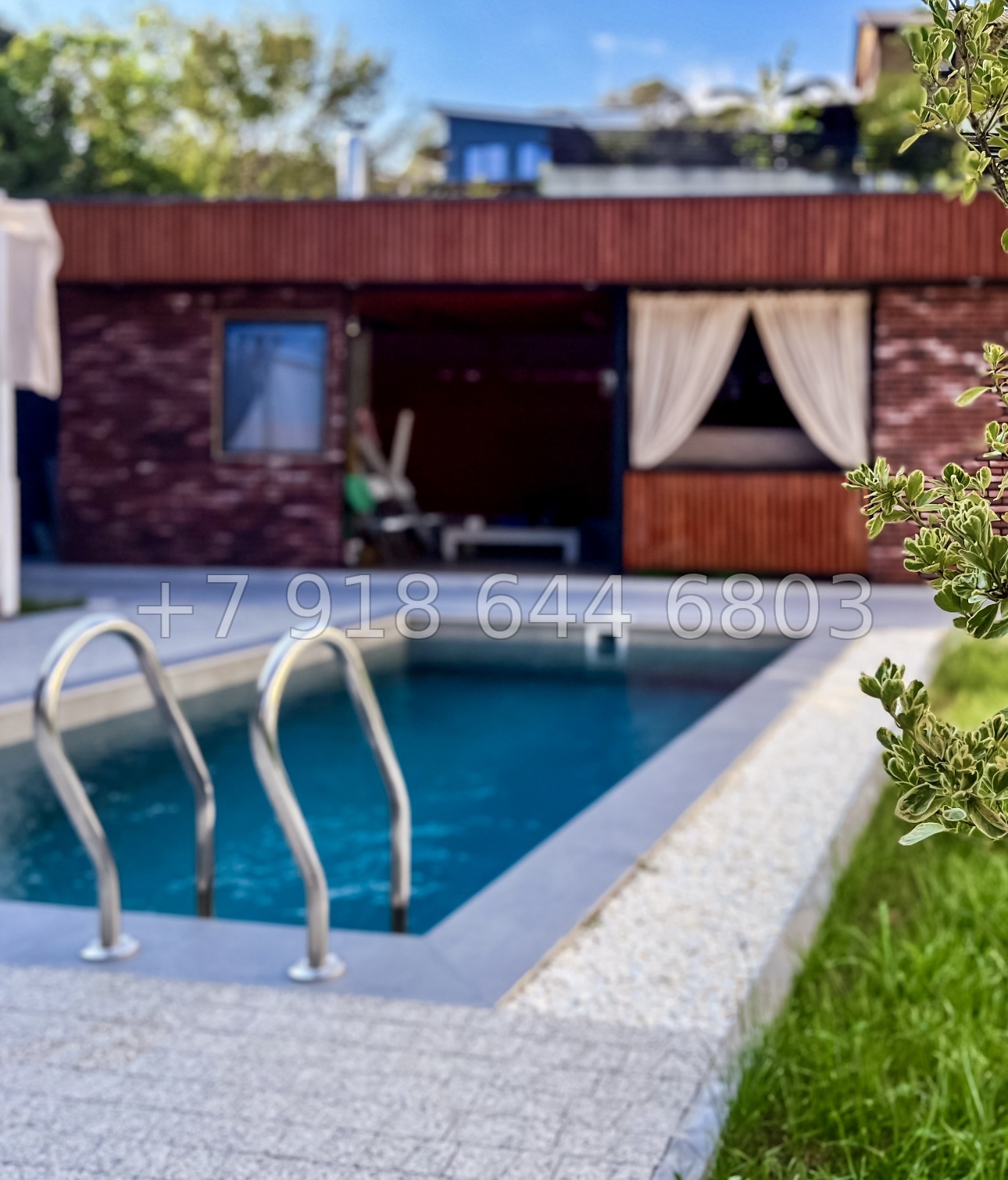 № 60 Б. Отличный дом с большим участком земли в Адлере с бассейном  - миниатюра 33