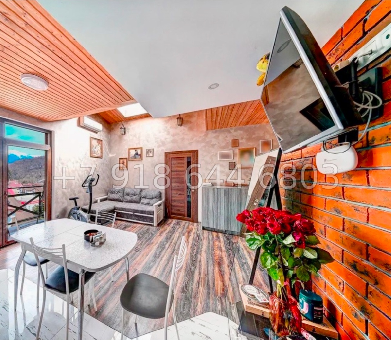 № 34 и. Двухэтажная квартира на Красной Поляне  - миниатюра 2