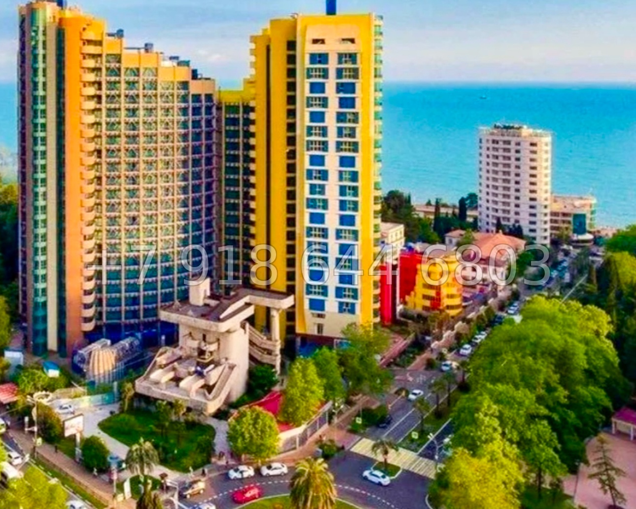 № 27е. Квартира у Дендрария в Сочи. ЖК Новая Александрия Сочи  - миниатюра 1