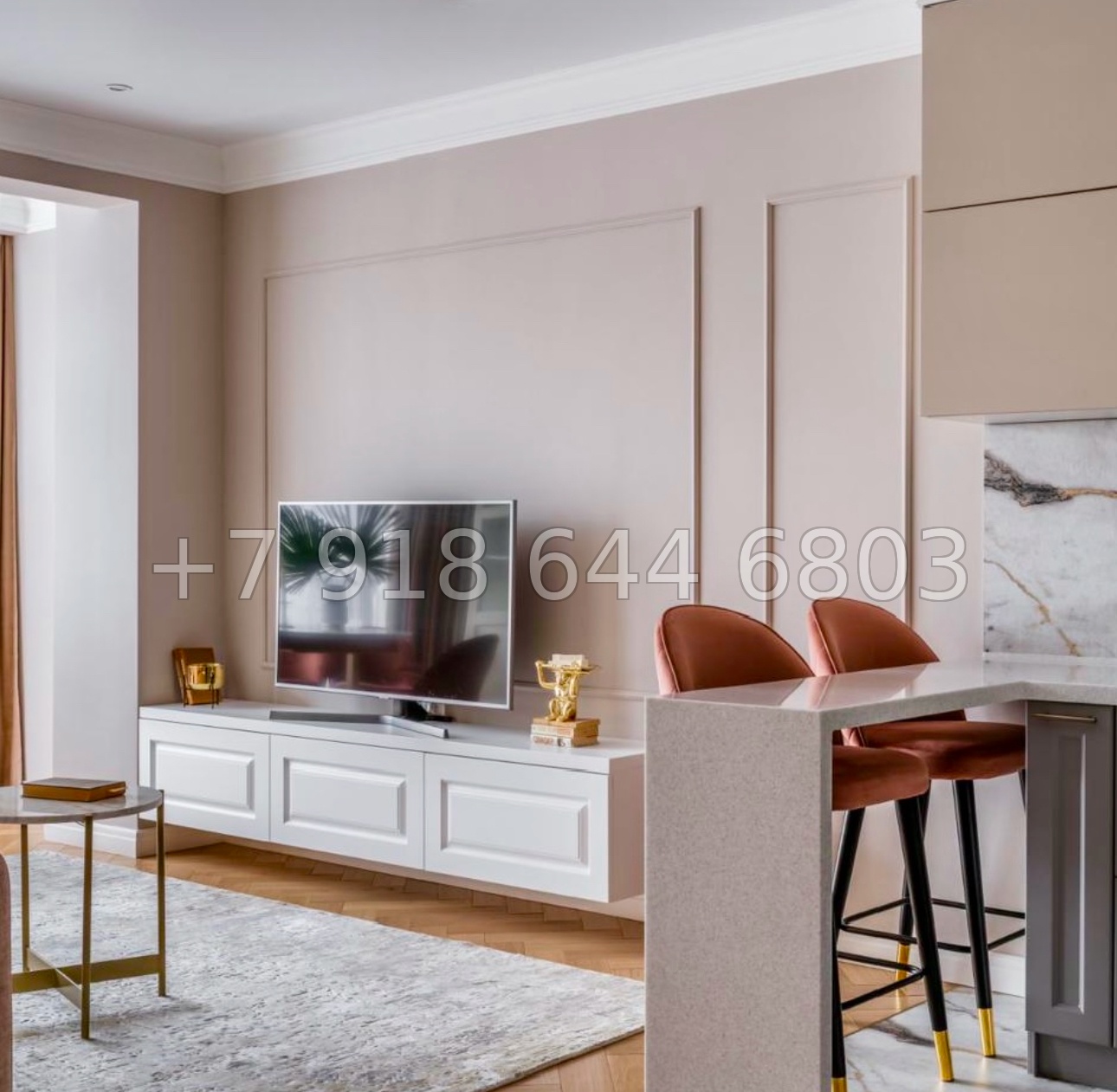 № 73р. Дорогой ремонт. Квартира в центре Сочи. ЖК Роз Дель Мар - миниатюра 4