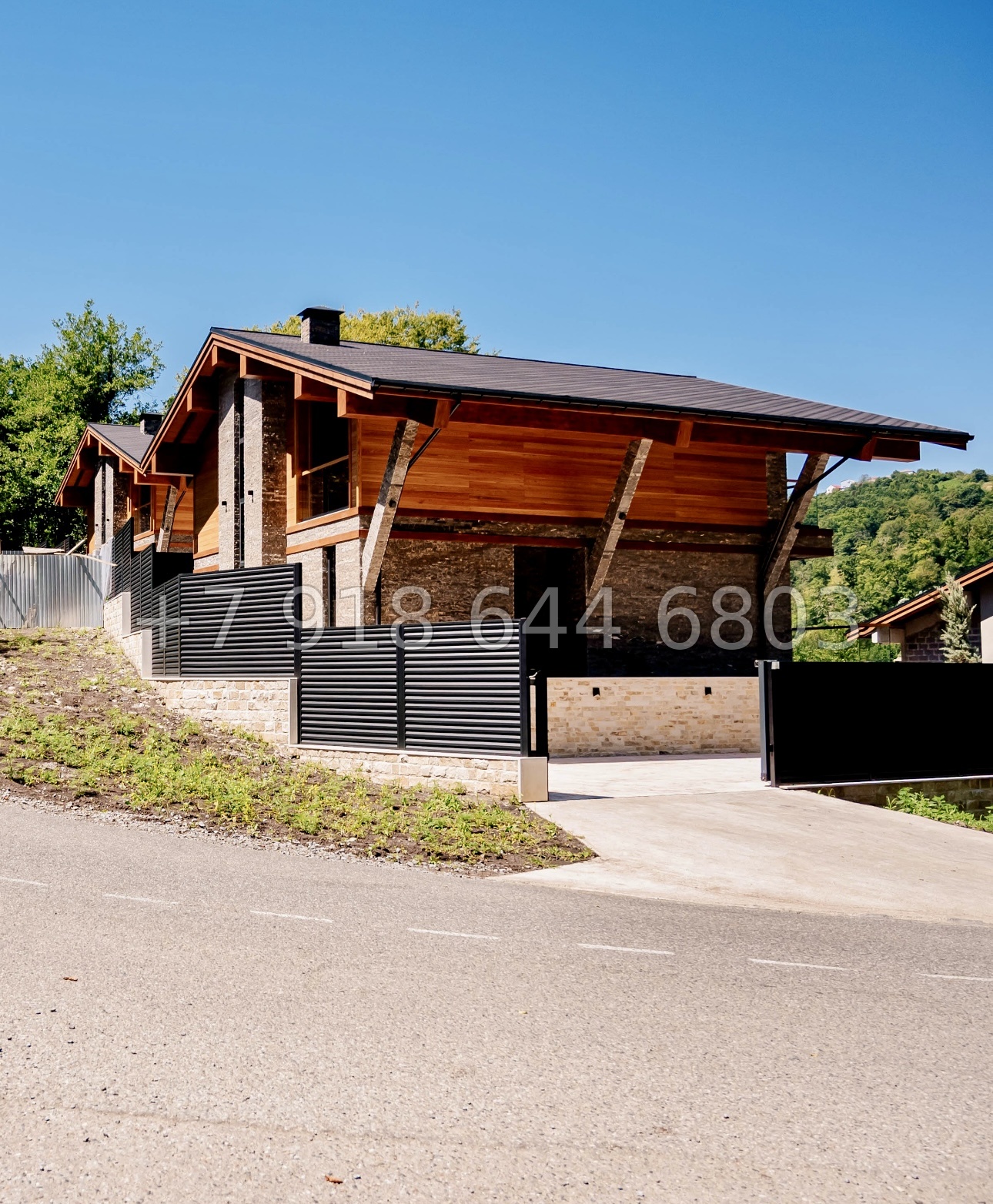 № 25В. Роскошный дом из бруса в городе Сочи с бассейном  - миниатюра 21