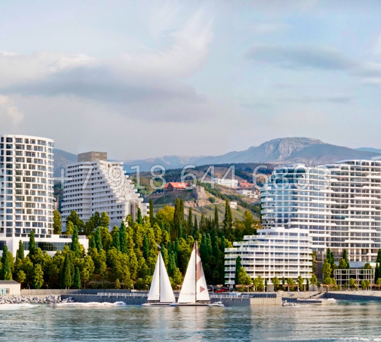 № 15 ю. Самые ВЫГОДНЫЕ в Алуште с ремонтом апартаменты на море АК Лайнер  - миниатюра 8