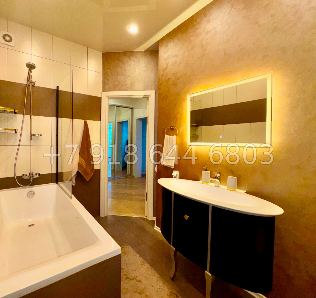 № 572 р. Квартира у парка Ривьера Сочи с бассейном  - миниатюра 1