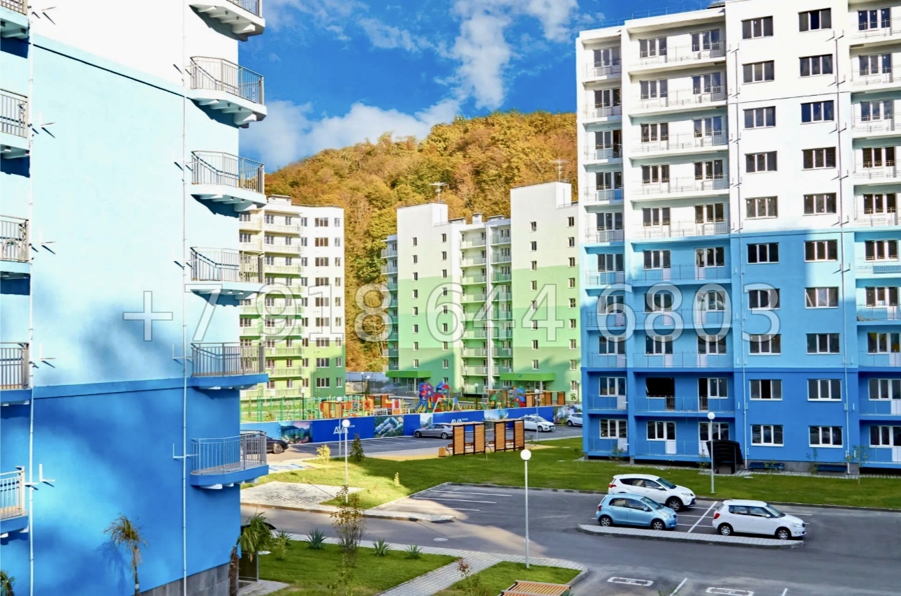 № 96р. Квартира с ремонтом. Без мебели. ЖК Министерские озера Сочи  - миниатюра 13