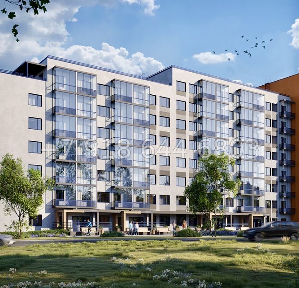 № 91 в. Метро Парнас. ЖК Финский квартал.  - миниатюра 2