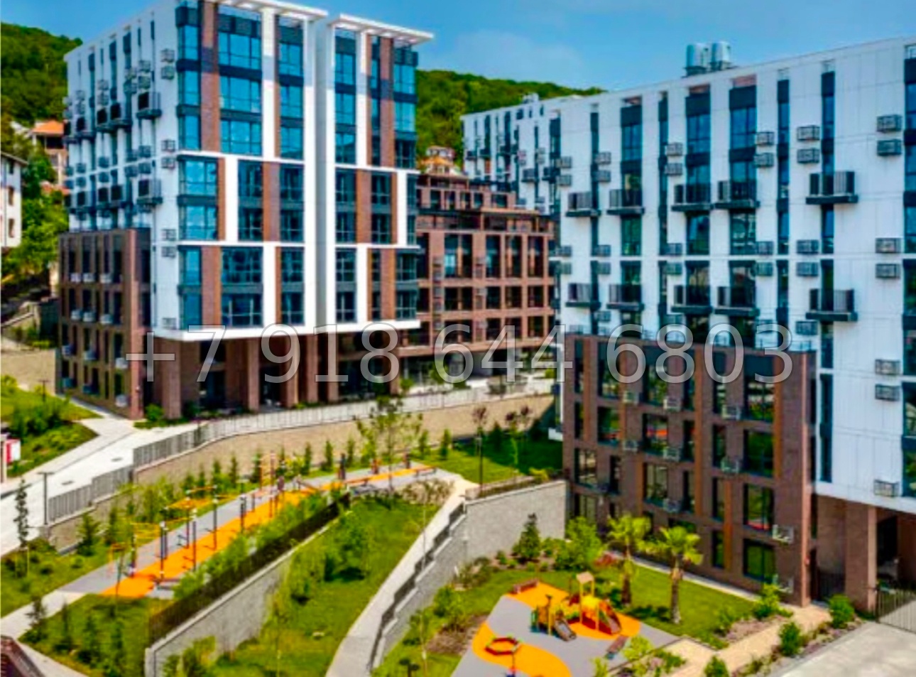 № 29 ш. Трёхкомнатные апартаменты в АК Моравия Сочи  - миниатюра 21