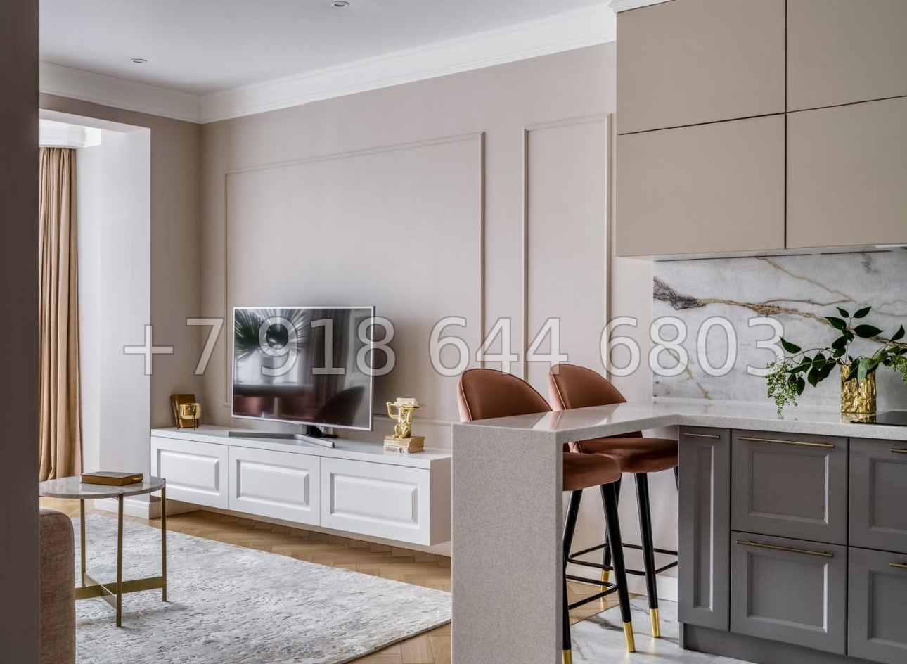 № 73р. Дорогой ремонт. Квартира в центре Сочи. ЖК Роз Дель Мар - миниатюра 23