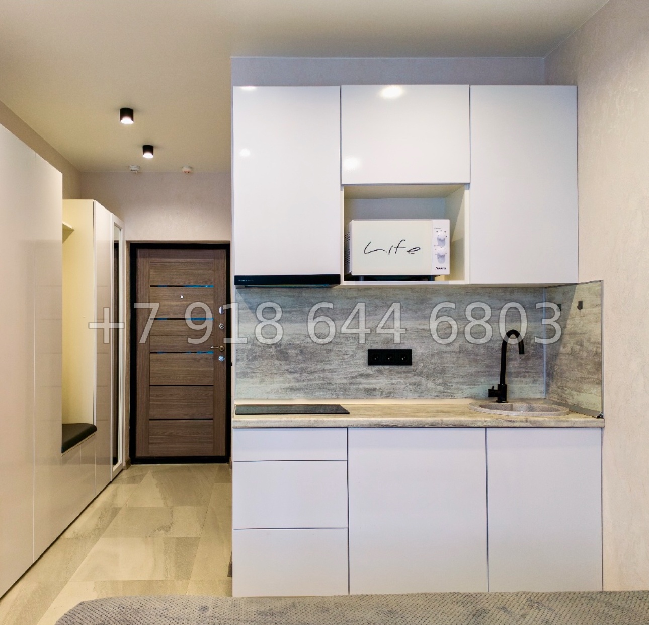 № 161 п. ЖК Сочи Парк. Квартира с кроватью  - миниатюра 5