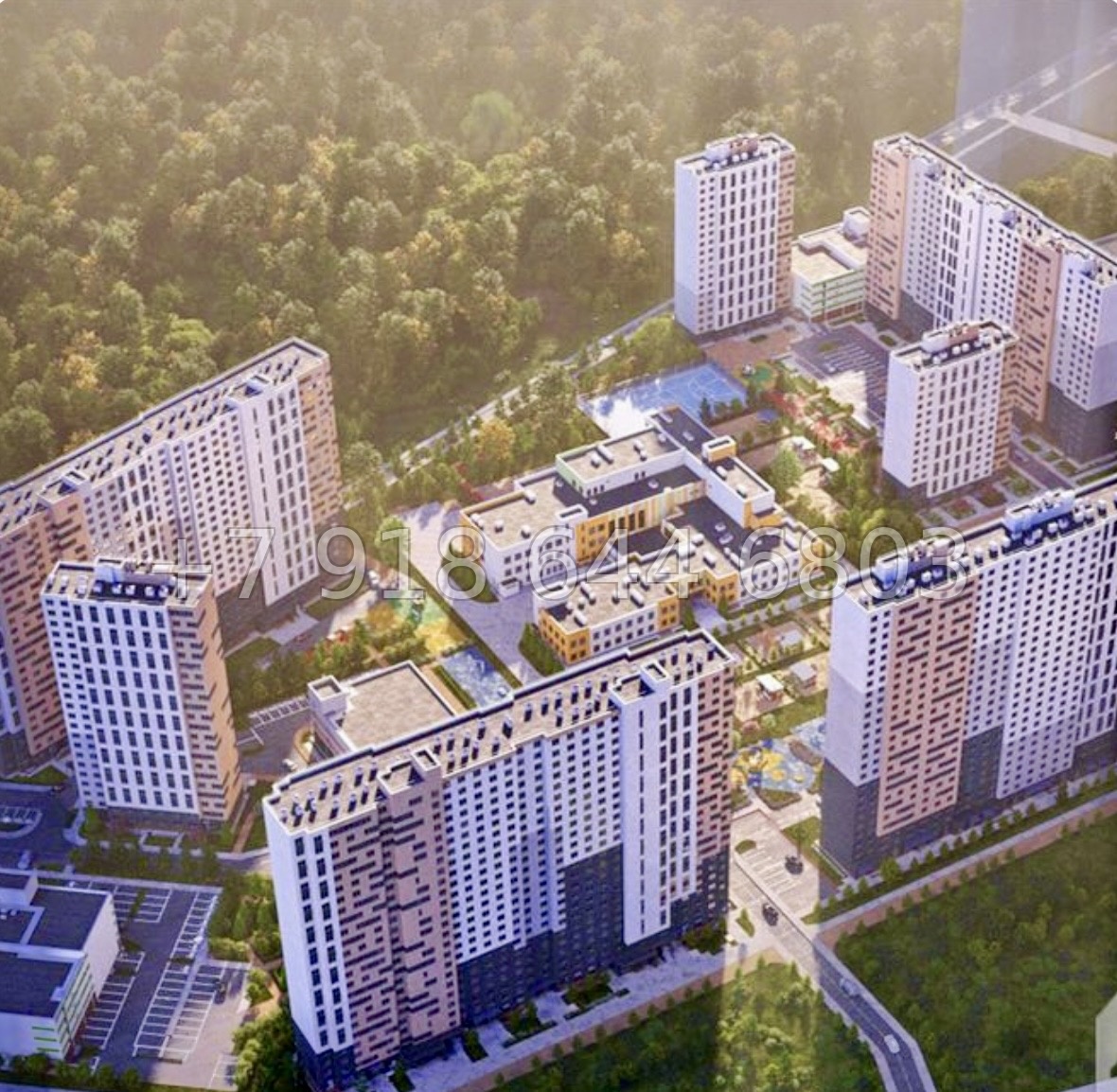 № 105 в. Метро Гражданский проспект. ЖК Цветной город  - миниатюра 1