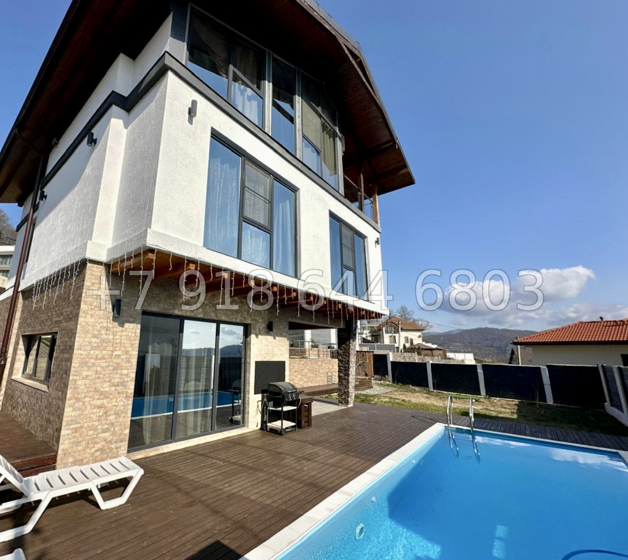 № 49 Б дом с бассейном в Сочи  - миниатюра 1