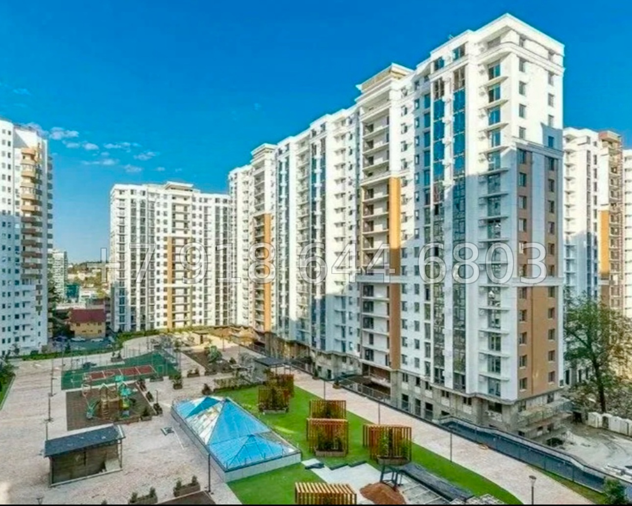 № 54 р. Трёхкомнатная Роскошная квартира в центре Сочи ЖК Альпийский квартал  - миниатюра 31