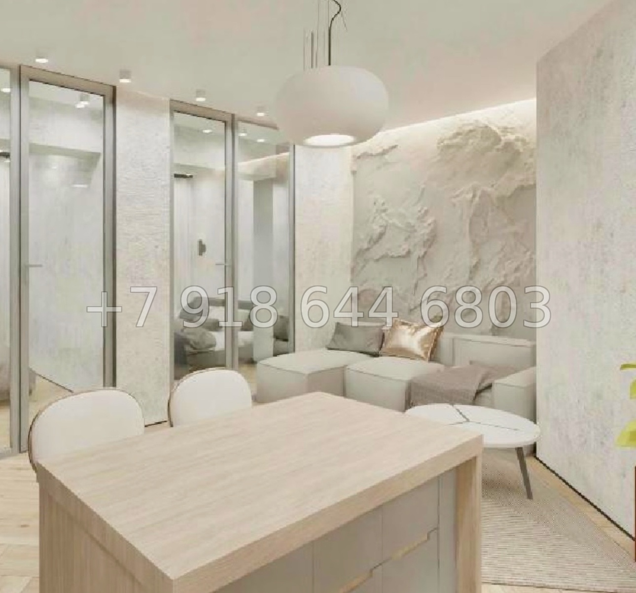 № 10р. Квартира с современным ремонтом в городе Сочи  - миниатюра 3