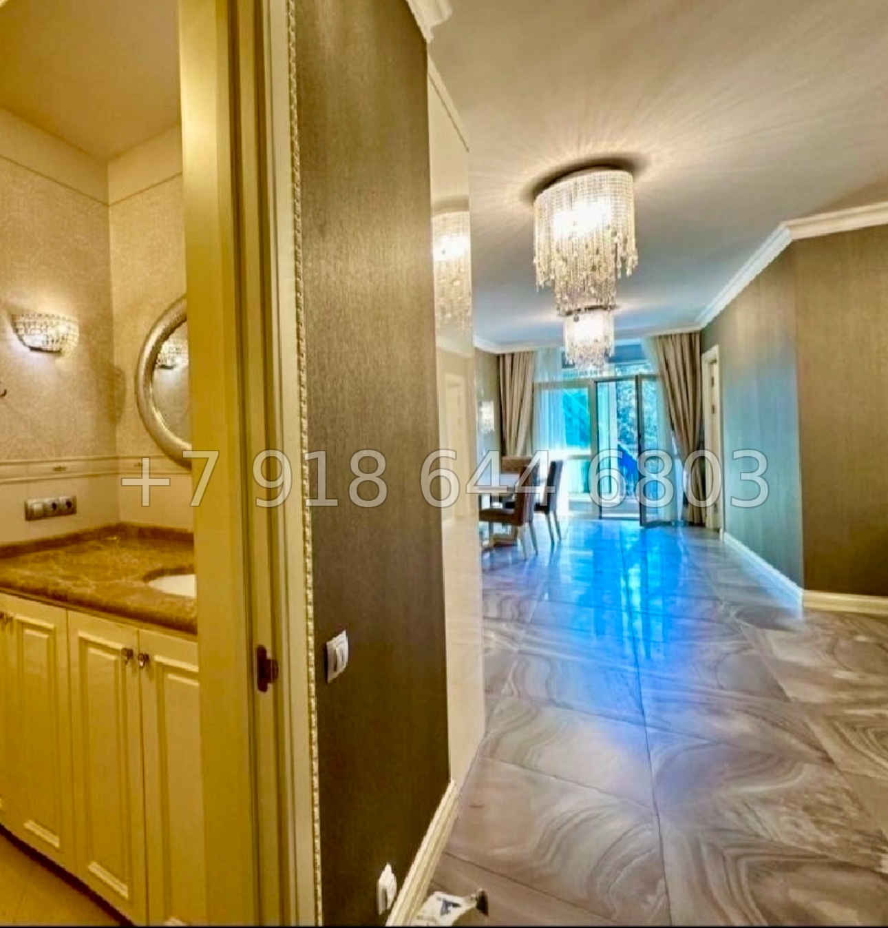 № 27е. Квартира у Дендрария в Сочи. ЖК Новая Александрия Сочи  - миниатюра 8