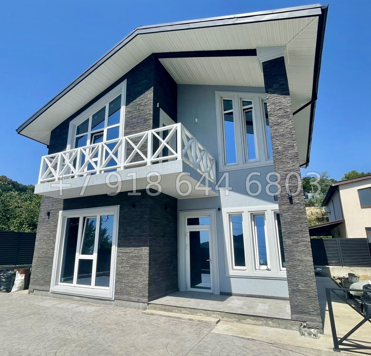 № 60 Б. Отличный дом с большим участком земли в Адлере с бассейном  - миниатюра 9