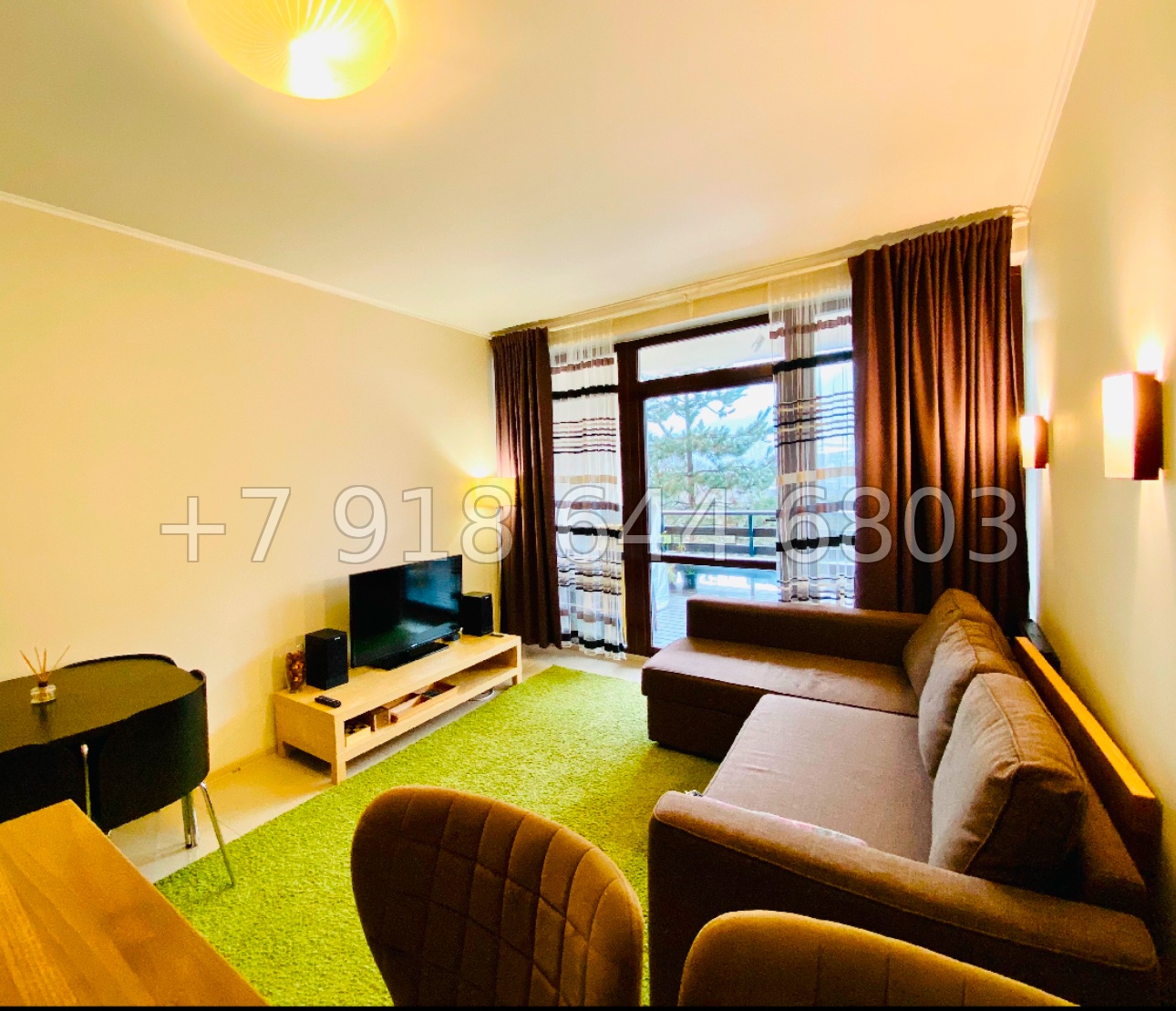 № 35 и. Квартира с ремонтом на Красной Поляне  - миниатюра 1