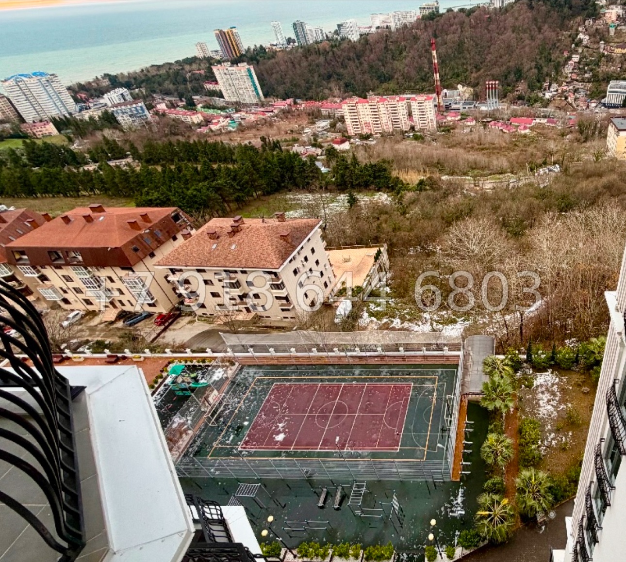 № 420 р. ЖК Меркато Сочи квартира с видом на море  - миниатюра 11