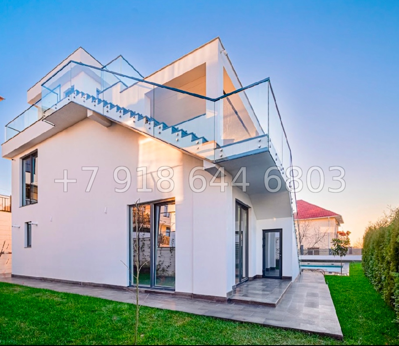 № 48 м. Три коттеджа с бассейном и с видом на море в Сочи  - миниатюра 8