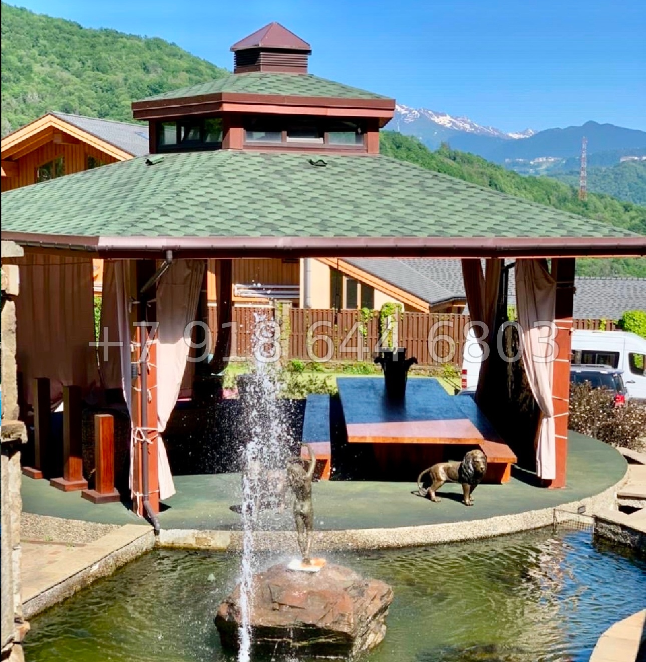 № 38 п. Дом с вертолетной площадкой на Красной Поляне  - миниатюра 11