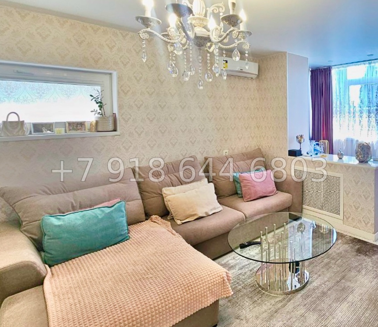 № 388 р. Трёхкомнатная квартира в городе Сочи  - миниатюра 13