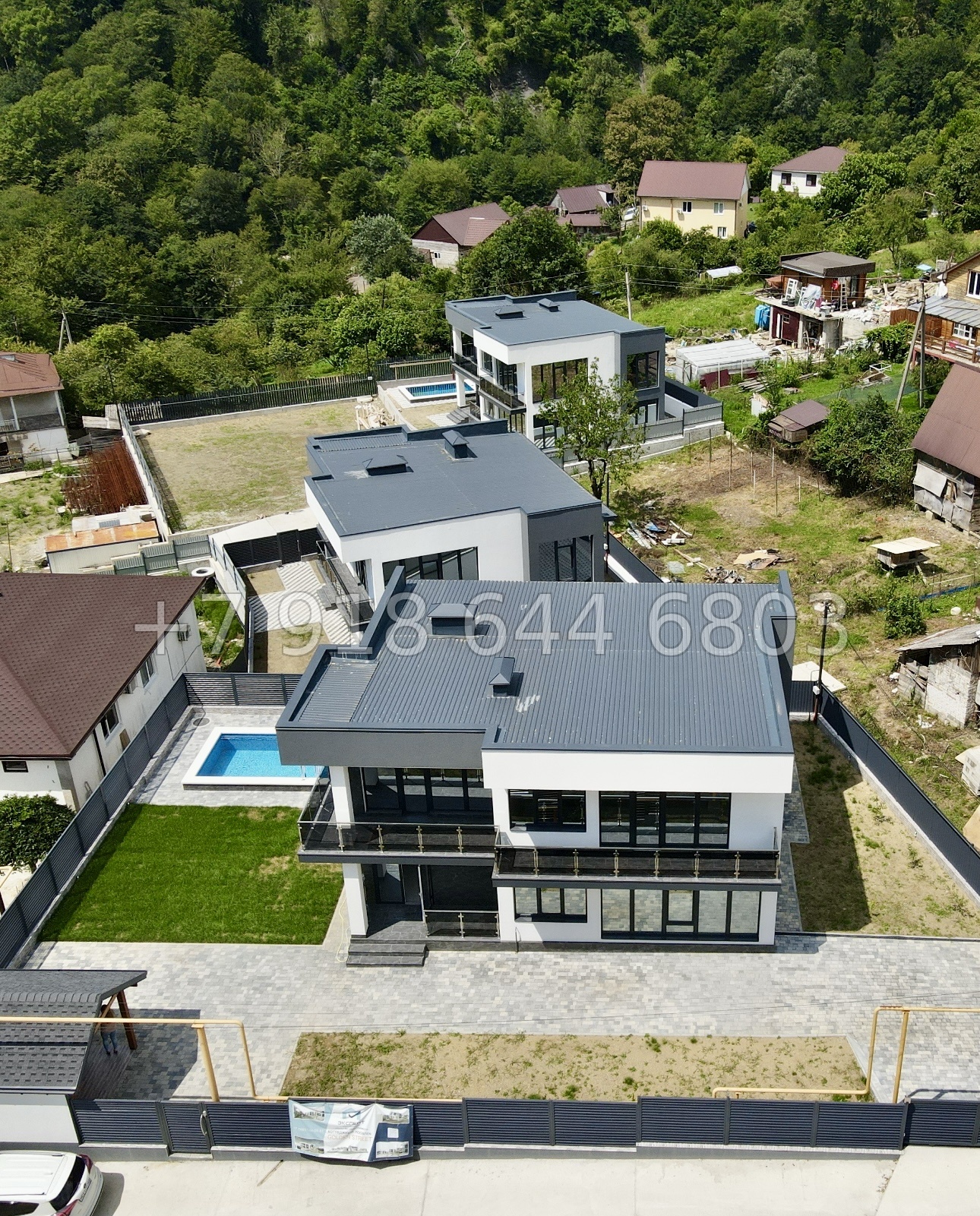 № 62 Б. Дома в Дагомысе с бассейном  - миниатюра 4