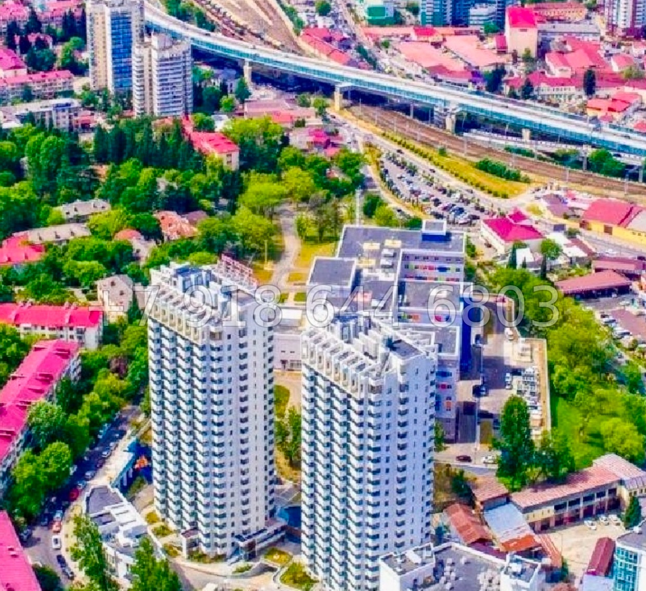 № 431 р. ЖК Огни Сочи квартира без ремонта  - миниатюра 10